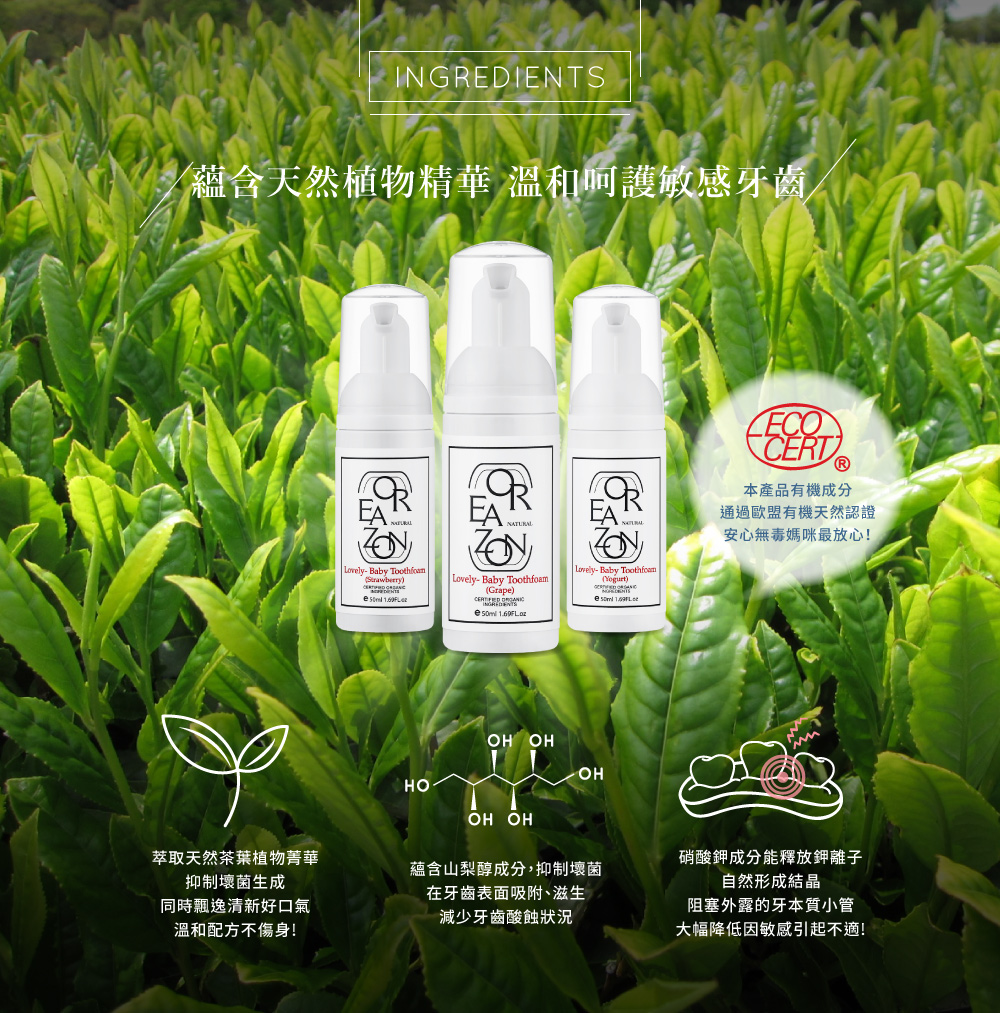 樂芙蒂兒童專用抗敏感泡沫牙膏-草莓